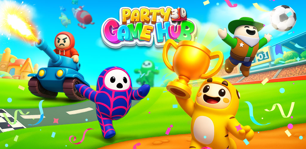 Party Game Hub 3D: 1234 Player